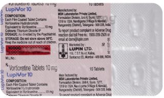 Best VORTIOXETINE TABLETS Brands in India